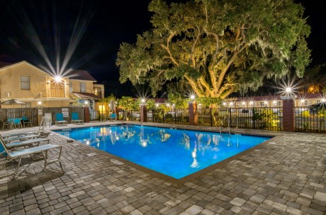 Villa 1565 - Outdoor Pool Night view